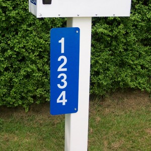 Standard Vertical Address Number Panel